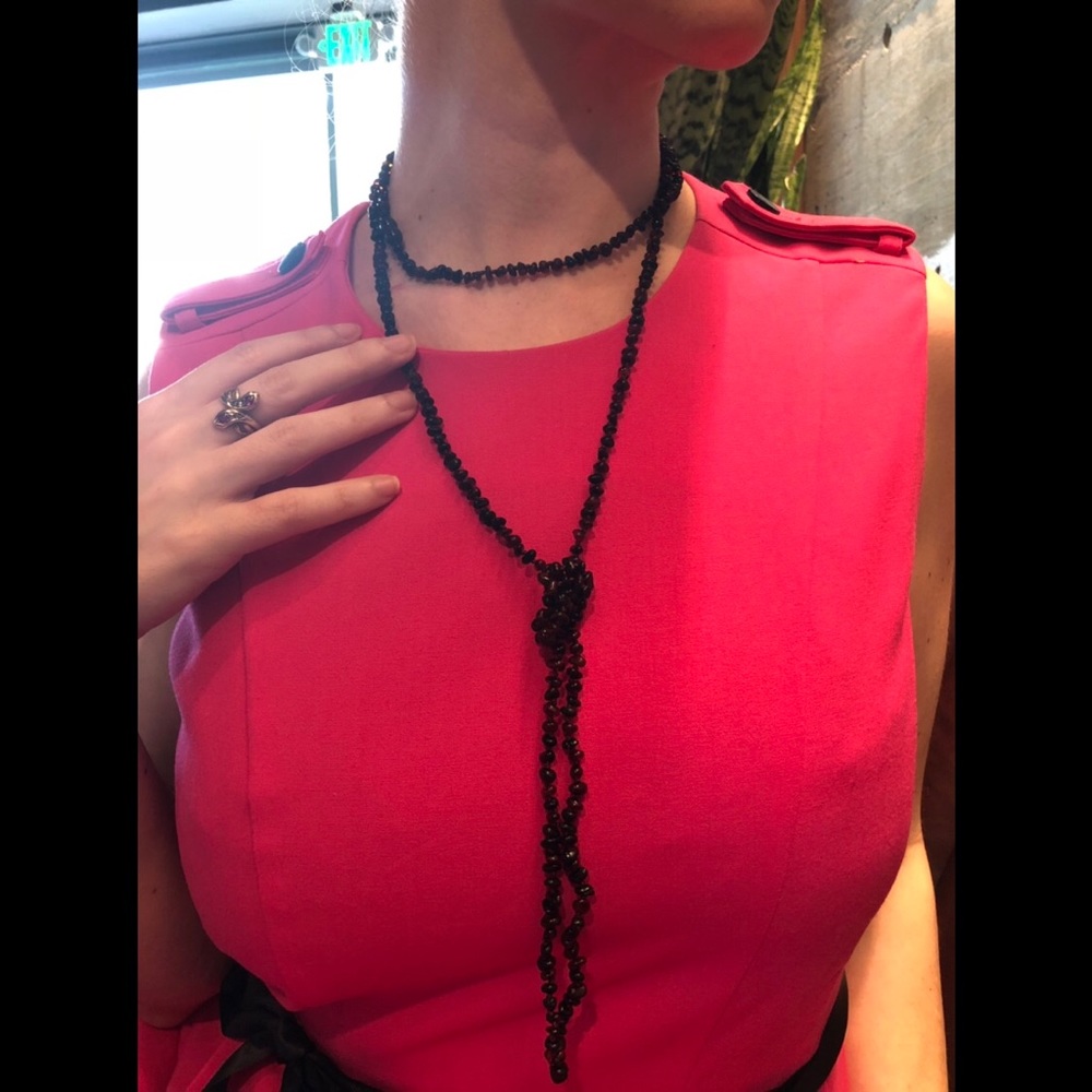 Long Dainty Cherry Amber Necklace or Bracelet